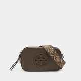 Sac À Bandoulière Miller Mini - Tory Burch - Cuir - Kaki