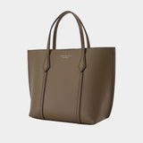 Cabas Perry Small - Tory Burch - Cuir - Kaki