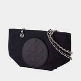 Sac À Bandoulière Ella Chain Small - Tory Burch - Synthétique - Noir