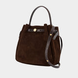 Sac À Bandoulière Romy - Tory Burch - Cuir - Marron