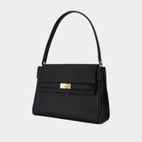 Sac Porté Épaule Lee Radziwill Large - Tory Burch - Cuir - Noir