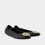 Ballerines Reva Travel - Tory Burch - Cuir - Noir