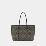 Cabas Perry T-Monogram - Tory Burch - Coton - Tory Navy