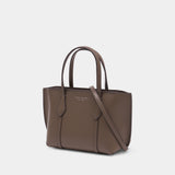 Sac À Main Perry Mini - Tory Burch - Cuir - Marron