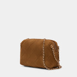 Sac À Bandoulière Fleming - Tory Burch - Cuir - Marron