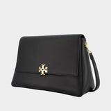 Sac Porté Épaule Charlie Large - Tory Burch - Cuir - Noir