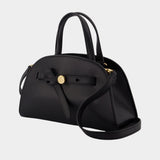 Sac À Main Romy Small Bauletto - Tory Burch - Cuir - Noir