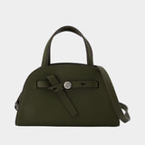 Sac À Main Romy Small Bauletto - Tory Burch - Cuir - Vert