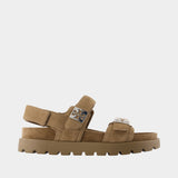 Sandales Mellow Sport - Tory Burch - Cuir - Marron