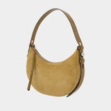 Sac À Main Romy Half Moon - Tory Burch - Cuir - Beige