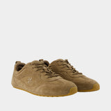 Sneakers Field - Tory Burch - Cuir - Marron