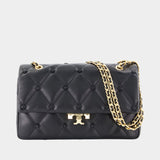 Sac Porté Épaule Bunny Knot - Tory Burch - Cuir - Noir