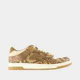 Sneakers Printed Python Skel Top Low - Amiri - Cuir - Marron