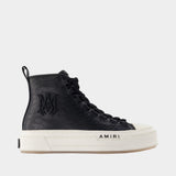 Sneakers Python Ma Court Hi - Amiri - Cuir - Noir