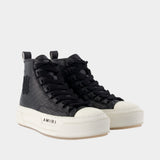 Sneakers Python Ma Court Hi - Amiri - Cuir - Noir