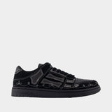 Sneakers Western Skel Top Low - Amiri - Cuir - Noir