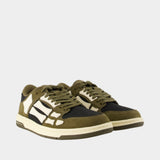 Sneakers Skel Top Low - Amiri - Cuir - Kaki