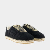 Sneakers Espadrille Pacific Bones - Amiri - Cuir - Noir