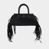 Sac Porté Épaule Fringe Micro Honey - Amiri - Cuir - Noir