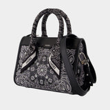 Sac À Main Bandana Micro Triangle - Amiri - Cuir - Noir