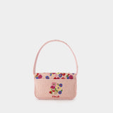 Sac Porté Épaule Tommy Beaded - Staud - Synthétique - Rose