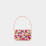 Sac Porté Épaule Tommy Beaded - Staud - Synthétique - Rose