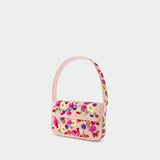 Sac Porté Épaule Tommy Beaded - Staud - Synthétique - Rose