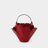 Sac À Main Juliet - Staud - Cuir - Rouge