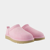 Bottines Classic Micro - UGG - Cuir - Rose