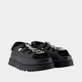 Sandales Goldenglow Toggle - UGG - Cuir - Noir