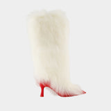 Bottes  Ambush Fur Heel - UGG - Fourrure - Blanc/Rouge