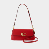 Sac Porté Épaule Jet Refined - Coach - Cuir - Rouge