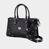 Sac À Main Rhyder Satchel 24 Glazed - Coach - Cuir - Noir