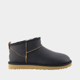 Bottes M Classic Ultra Mini Contrast - UGG - Cuir - Noir