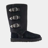 Bottines W Classic Tall Western - UGG - Cuir - Noir
