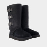 Bottines W Classic Tall Western - UGG - Cuir - Noir