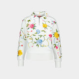 Sweatshirt Wildflower - Kenzo - Coton - Blanc