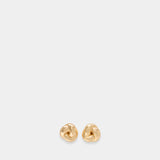 Boucles D'oreilles Small Knot - SELF PORTRAIT - Métal - Doré
