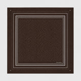 Écharpe 85x85 - OFFICINE GENERALE - Laine - Marron