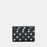 Porte-Carte Bou - Ganni - Cuir - Noir