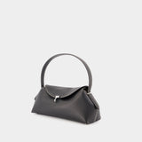 Sac Porté Épaule T-Lock - TOTEME - Cuir - Noir