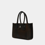 Sac Porté Épaule Troy Small - Vivienne Westwood - Cuir - Marron