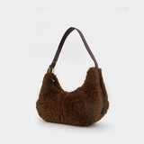 Sac À Main Hobo Belt Medium - Ganni - Synthétique - Marron
