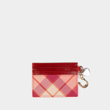 Porte Carte - Vivienne Westwood - Cuir - Rose
