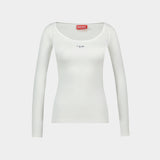 Top T-Bal-Od - DIESEL - Coton - Blanc