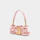 Sac Porté Épaule Anthem Mini - Balmain - Cuir - Rose