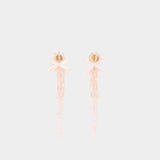 Boucles D'oreilles Petite Bow Drip - Simone Rocha - Crystal - Rose