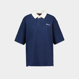 Polo Gots Varsity Relax - Kenzo - Coton - Bleu