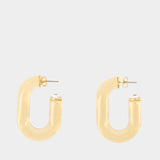 Boucles D'oreilles - Rabanne - Synthétique - Doré