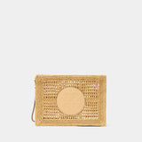 Sac À Main Ella - Tory Burch - Raphia - Beige